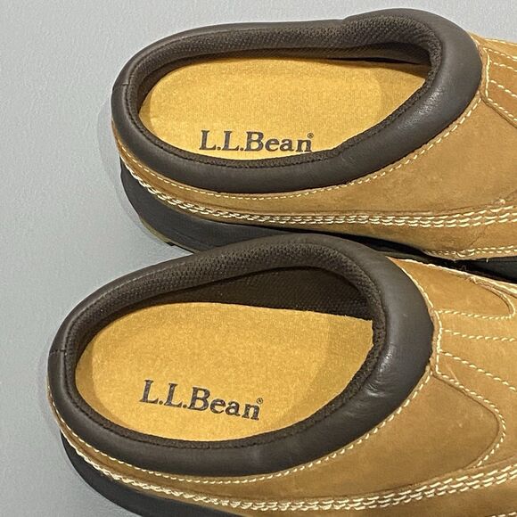 LL Bean Duck Shoes Clogs Slip-On Men’s 11 M Nubuck Leather Waterproof main image 7